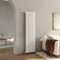 Heilmetz Vertical Radiator 1800 x 472mm Oval Column Designer Single Panel Radiator Anthracite Radiators Modern Heater Central Heating Radiator