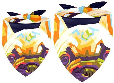 Hundehalstuch, bunt, französische Bulldogge auf schwarzem Mädchen, Jungen, Haustier-Lätzchen, Hundeschal, Halstuch, waschbar, Bandanas, Zubehör für kleine, mittelgroße und große Hunde, Welpen, Katzen,
