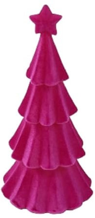 Werner Voss GmbH Weihnacht Deko Tanne Pink Beflockt Trend Moden H=29cm Xmas Stern Advent