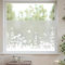 dktie Fensterfolie Blickdicht Sichtschutzfolie Fenster Milchglasfolie Botanisches Muster Statisch Haftend Anti-UV Kein Kleber Wiederverwendbar Geeignet für Wohnzimmer, Schlafzimmer 90 x 200 cm
