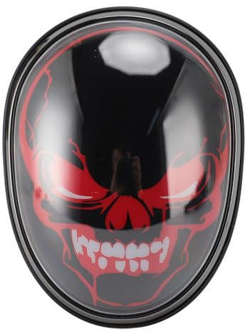 Sxhlseller Totenkopf Bluetooth Lautsprecher, Tragbarer Kabelloser Bluetooth Lautsprecher mit Umgebungslicht für Halloween, Skullcandy Desktop Lautsprecher für Laptop, Tablet, Smartphone,