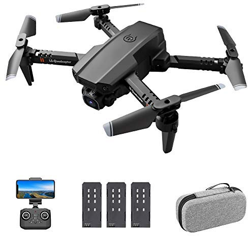 Sunydog LS-XT6 RC-Drohne mit Kamera 4K-Drohne Dual-Kamera-Spur Fluggravitationssensor Geste Foto Video Höhe Halten Headless-Modus RC Quadcopter für Erwachsene Kind