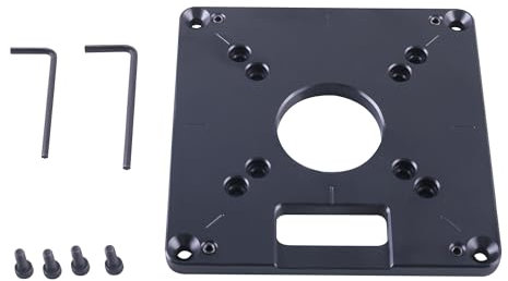 TIOMIOSEA Router Tischplatte Oberfräse Universal Trimmmaschine Flipboard Router Platte Tisch Frästisch Trimmmaschine Flipboard Routerplatten für Holzbänke Router Tischplatte Holzbearbeitung Bänke