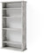 Vicco Bücherregal Cord, Beton, 48.3 x 91.4 cm mit 5 Ablagen