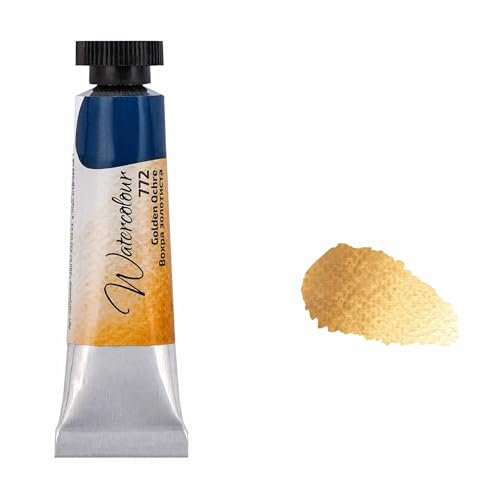 7 Artists Aquarelle Peinture Peinture Aquarelle Ocre Doré Tube 10 ml | Palette Aquarelle | Peinture Aquarelle Adulte | Coffret Aquarelle | Palette Peinture Aquarelle | Watercolor