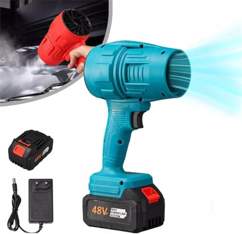 Turboglass Car Blower- 2024 Upgraded Turbodry Car Dryer(Powerful Storm Turbo Fan),Portable Cordless Powerful Car Dryer,Handheld Car Dryer,Car Dryer Air Blower Turbo Fan With One Battery (Uk,blue)