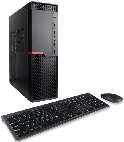 Envision S13 SFF PC (3.8-4.6GHz 8-Core Ryzen 7 5700G + Radeon Graphics, 64GB RAM, 2TB NVME Gen4 SSD, MSI mb, WiFi 6 + BT, Windows 11 Pro, 10 USB, HDMI+DVI, RJ45, KB+M, Business/Gaming Desktop Computer