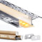GEEKLUX Profile Alu pour Ruban Led 2 M - Profilé Aluminium LED - Canal Aluminium pour Ruban LED, Profilé Alu avec Couvercle Blanc Laiteux, Embouts et Clips de Montage (SA01, 15 * 2M(Totale 30M))