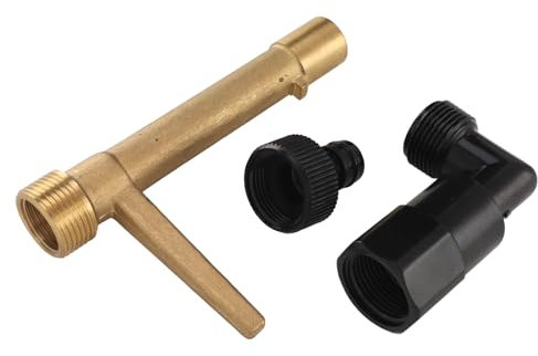 Llave de Válvula de Acoplamiento Rápido, Llave de Válvula de Acoplamiento Rápido G3/4 a Prueba B Llave de Acoplador Rápido Manguera de Jardín Herramienta de Riego Subterráneo