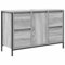 vidaXL Meuble sous-Vasque avec tiroirs Sonoma Gris 90x34,5x60cm, Meuble Vasque de Salle de Bain, Meuble sous Vasque de Salle de Bain, Meuble sous Vasque pour lavabo