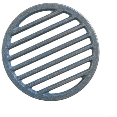 Round Cast Iron Fireplace Grate Replacement Part for Wood Burning Stove, Log Burner, Fire or Solid Fuel Stove, Heavy Duty Round Fire Grate for Open(25CM)