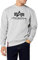 Alpha Industries Herren Basic Pullover Sweatshirt, Grey Heather, L-5XL