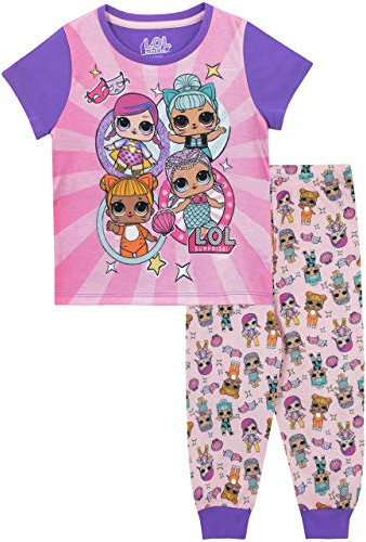 LOL Surprise Mädchen Dolls Schlafanzug Rosa 134