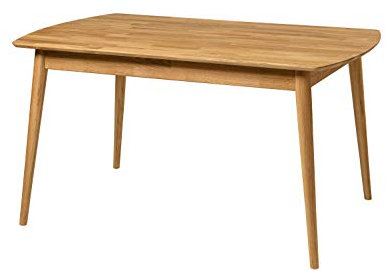 Nordic Story Esstisch Scandi (ausziehbar) • Tisch für Küche, Esszimmer & Wohnzimmer • Massivholz (Eiche) • Eiche Natur • Holztisch (170-210 x 90 x 75 cm) • 4-10 Personen