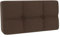 Gutekissen® Palettenkissen Gesteppte Kissen mit Knöpfen, Palettenauflagen Sitzkissen Rückenlehne Gesteppt PFG (Eckkissen 60x40, Braun)
