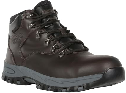Regatta Professional Mens Gritstone Hiker Safety Boots, Peat, 8 UK