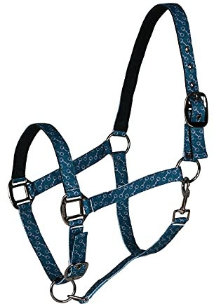 HORZE Halfter Claremont - Pony - Blau
