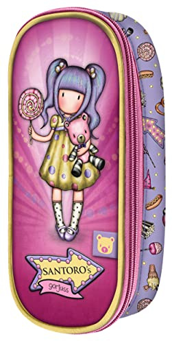 safta Unisex Kinder Mäppchen mit Reißverschluss Gorjuss Fairground First Prize 10 x 23 x 6 cm, bunt, Einheitsgröße