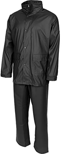 MFH Regenanzug Premium 2-teilig (Schwarz, L)