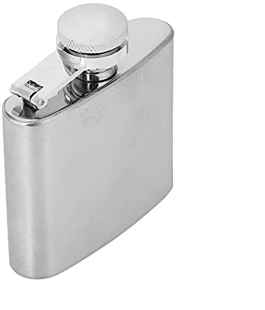 Flasque de Hanche, Flasque à Vin étanche en Acier Inoxydable de Poche de 2 Oz avec Entonnoir, Flasque à Alcool Réutilisable, Flasque à Alcool pour Hommes, Flasque à Liqueur (Pot à Dessin 2 oz + 1