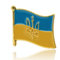 Ukraine Flagge Brosche Pins Patriotische Abzeichen Revers Pins Ukrainische Dreizack Brosche National Map Button Abzeichen Dekoration