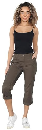 True Face Womens Suit Jacket Trouser Each Separately Ladies Travel Safari Suit Formal Multi Pockets Jacket & Cropped Cargo Combat Trousers for Office Work