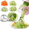 MOOREDLIFE Spiralschneider 4 in 1 Gemüseschneider, Hand Spiralschneider Gemüse, Gemüsehobel für Gemüsespaghetti, Zucchini, Karotte, Gurke, Kürbis, Kartoffel