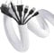 FITUEYES Cache Câble Gaine Câble 2 Mètre Φ32mm Souple Ajustable Gestion des Câbles pour TV, Ordinateur, Automobile (Blanc)