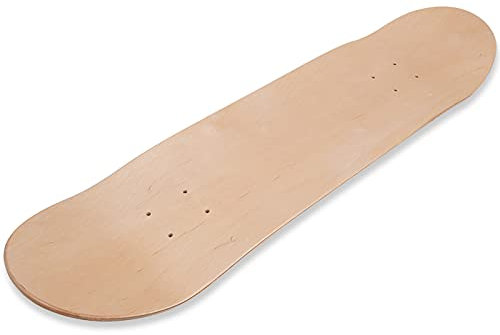 Fussbudget Doppelt Verzogenes -Deck aus Ahornholz, Konkaves Board-Design, Maximale Tragfähigkeit 150 Kg, Ersatzzubehör für Skate-Scooter