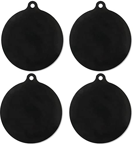 High-Temp Resistant Circular Silicone Mat for Electric & Induction hobs, Anti-Slip Protector (Circular)