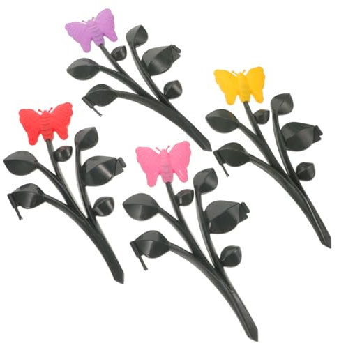OFFSCH Clôture Fleurie – Lot De 4 Panneaux De Jardin Composites Bordure En Plastique Robuste Pour Petite Cour Terrasse Et Jardin