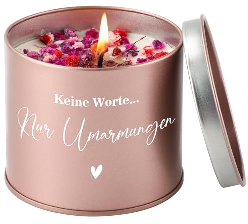 PRSTENLY Trauergeschenk für Frauen Kondolenz Trauerkerze Mit Spruch Gedenk, Verstorbene Lieblingsmensch, Beileidsgeschenke Lieblingsmensch Abschiedsgeschenk Kollegen Geschenke für Hundebesitzer Frauen