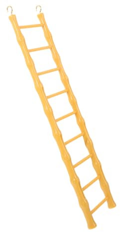WOONEKY Hamster-Klettervogelleiter Leiter für Leiter zum Trainieren von Sittichen vogelkäfig zubehör vogelzubehör für käfig Trittleiter Hamster-Kletterleiter-Spielzeug Sittich Leiter Hase