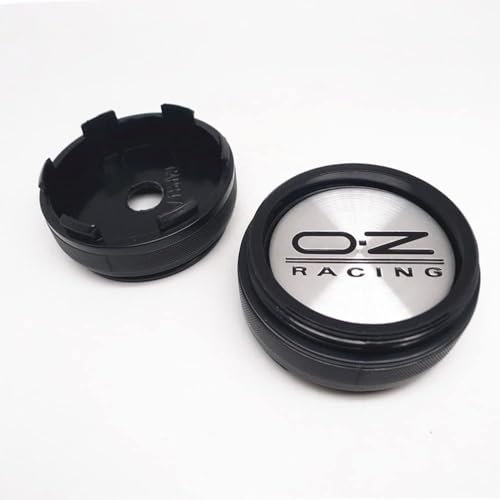 4 Stück Wagen Radnabenkappen für OZ Racing 60MM Reifen Felgen Felgendeckel Radkappen Car Hub Centre Caps Wheel Stickers