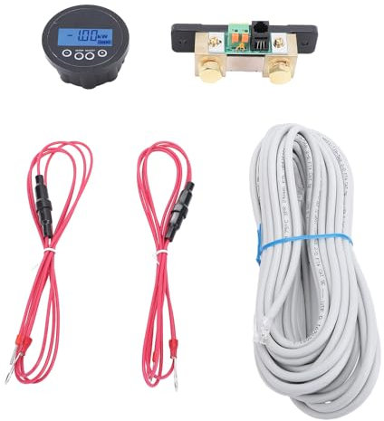 Tihebeyan Smart Battery Monitor, Smart Battery Monitor BMV 712 Programmierbarer Batteriemonitor mit Shunt für Victron 6,5–70 VDC Batteriespannung