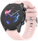 Mugust Correa para Amazfit GTR 3/GTR 3 Pro/GTR 2e/GTR 2/GTR 47mm/GTR 4,22mm Correas Silicona Pulseras para Amazfit Stratos 3/Stratos 2/Stratos(Rosa)