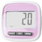 Podómetro preciso con clip, podómetro, contador preciso de calorías para caminar, con pantalla LCD grande y clip