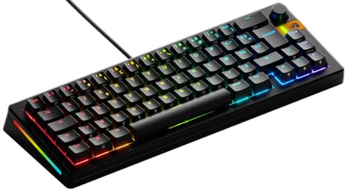 Glorious Gaming GMMK 3 HE: Teclado Respuesta rápida, Hall Effect, sondeo 8K, switches magnéticos y mecánicos MX, Teclado 65% Hot Swap, Juntas modulares, PBT Doble inyección, AZERTY francés - Negro