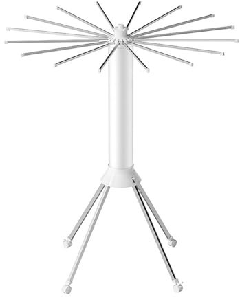 Cylinder Drying Rack, Octopus Clothing Quadrupod, Collapsible Laundry Drying Stand with Universal Wheel, Expandable 16 Dry Rods, Household Portable Compact, Camping Drying Rack