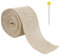 Ruban Toile de Jute Rouleau de Jute Naturel 10cm x 12M, Vintage Hessian Roll pour Décoration de Mariage et Noël, Bricolage