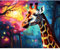 RICUVED Girafe Peinture par Numéros Adulte 40x50cm –Animaux Peinture Numéros DIY Kit Peinture avec Toile Sans Cadre, Pinceaux et Peintures Acryliques – Parfait pour Cadeau Original