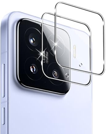 GEEMEE para Xiaomi Mi 15 Protector de Lente de cámara, 2 Piezas 9H Dureza Anti-Arañazos Anti-Caídas HD Film Anti-Rasguños Cristal Vidrio Templado Protector Film