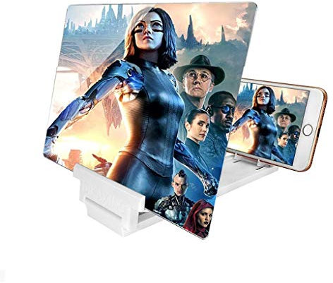 KFETCN Screen Magnifier, Foldable Phone Stand With Screen Amplifier, 3D Mobile Phone Magnifier Projector Screen For Movies, Videos, And Gaming Gadgets Tech Gifts For Men
