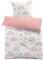 MUSOLEI Housse de Couette 140x200 Enfant Fille Arc en Ciel Parure de Lit 140x200 Enfant 1 Personne Rose Princesse 3D Imprimé en Microfibre avec Taie d'oreiller 65x65 Cadeau Fête Anniversaire