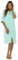 GM Apparel Accappatoio da donna con cerniera, 100% cotone, accappatoio da donna in spugna, altamente assorbente, Menta, 8-10