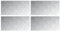vidaXL Moderne Aluminium Treppenstufen 4 Rutschfeste Sicherheitsmatten mit strukturiertem Finish 60 x 30 cm Geometrisches Design Ideal für Flur Eingangsbereich Innennutzung Schutz Robustes Metall
