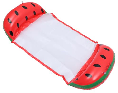 YARNOW Schwimminsel Aufblasbar Für Pool Wasserliege Freizeit-schwimmmatte Sommer Schwimmmatte Mit Lazyback Aus Hochwertigem PVC