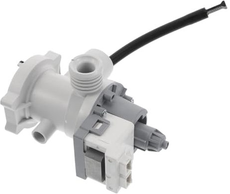 Mipcase Bomba De Drenaje Para Lavadora Motor De Reemplazo De Lavadora Kit De Repuesto Para Lavavajillas Motor De Drenaje De Repuesto Motor De Bomba De Lavado Motor Lavadora Plástico Blanco
