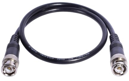 LLHCF Cavo coassiale BNC maschio a BNC maschio cavo jumper coassiale per modem oscilloscopio analizzatori di spettro generatore di segnali telecamera di sicurezza