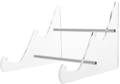 MAGICLULU Transparent Acrylic Keyboard Display Stand Desk Riser for Mechanical Keyboard Holder Clear Desktop Organizer for Gaming Workstation with Stable Anti-slip Support